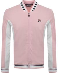 Fila - Fila Settanta Zip Track Top Pale - Lyst