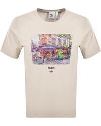 adidas Originals - Paris Street T Shirt - Lyst