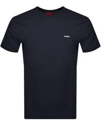 HUGO - Dero222 Crew Neck Short Sleeve T Shirt - Lyst