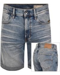 G-Star - G-Star Mosa Denim Shorts Light - Lyst