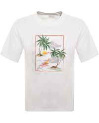 GANT - Hawaii Print T Shirt - Lyst