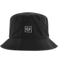 True Religion Horseshoe Bucket Hat - Black