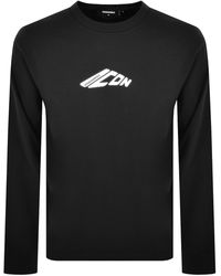 DSquared² - Logo Long Sleeve T Shirt - Lyst