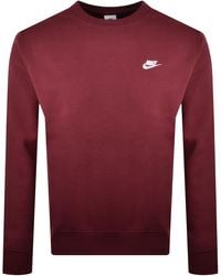 Nike - Club Crew Neck Sweatshirt - Lyst