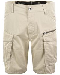 G-Star - G-Star Rovic Cargo Shorts Whitebait - Lyst