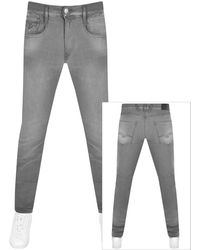 Replay - Anbass Slim Fit Jeans Light Wash - Lyst