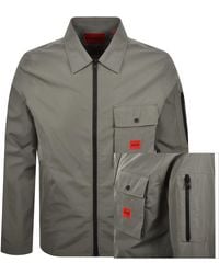 HUGO - Emmond Overshirt Jacket - Lyst
