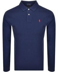 Ralph Lauren - Long Sleeved Polo T Shirt - Lyst
