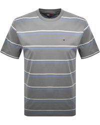 Tommy Hilfiger - Relaxed Fit Stripe T Shirt - Lyst