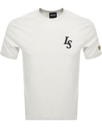 Lyle & Scott - Emblem T Shirt Off - Lyst