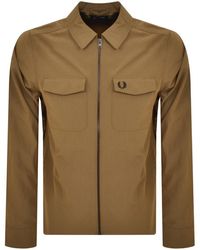 Fred Perry - Zip Overshirt - Lyst