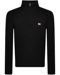 Tommy Hilfiger - Quarter Zip Knit Jumper - Lyst