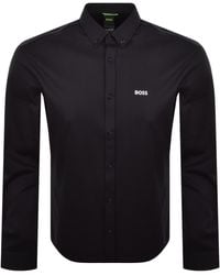 BOSS - Boss St Motion Long Sleeve Shirt Dark - Lyst