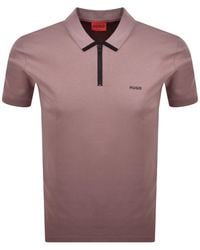 HUGO - Dalomino Polo T Shirt - Lyst