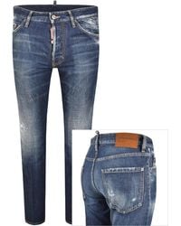 DSquared² - Cool Guy Slim Fit Jeans Dark - Lyst