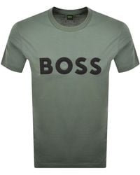 BOSS - Boss Iconic Zone T Shirt - Lyst