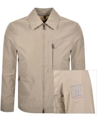 Belstaff - Grid Overshirt Dark Sand - Lyst