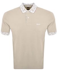 BOSS - Boss Ocean Detailed Polo T Shirt - Lyst