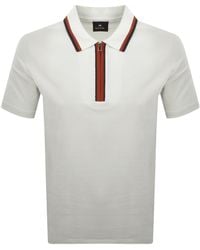 Paul Smith - Tipped Polo T Shirt Off - Lyst