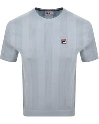 Fila - Fila Corrado Knitted Panel T Shirt - Lyst