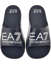 EA7 - Emporio Armani Beach Sliders - Lyst