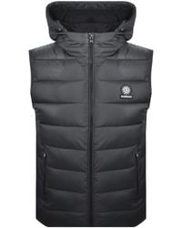 Sandbanks - Hooded Puffer Gilet - Lyst