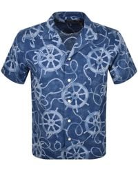 Ralph Lauren - Short Sleeve Patterned Shirt - Lyst