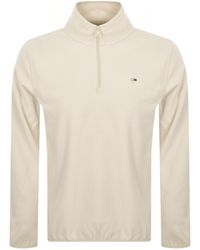 Tommy Hilfiger - Quarter-Zip Fleece Sweatshirt - Lyst