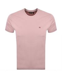 Napapijri - Salis Sum Logo T Shirt - Lyst