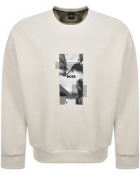 BOSS - Boss Stenson Zone Sweatshirt - Lyst