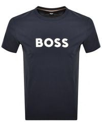 BOSS BUSINESS - Boss Sun Protection Logo T Shirt - Lyst