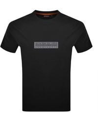 Napapijri - S-Box Logo T Shirt - Lyst