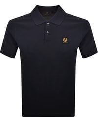 Belstaff - Logo Polo T Shirt Dark Ink - Lyst