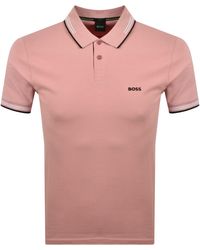 BOSS - Boss Paul Polo T Shirt - Lyst