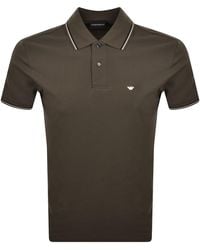 Armani - Emporio Short Sleeved Polo T Shirt - Lyst