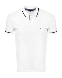 tommy hilfiger white polo t shirt