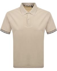 Aquascutum - Cc Piquet Polo T Shirt - Lyst