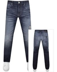 Armani Exchange - J16 Straight Fit Jeans - Lyst