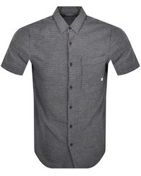 Farah - Jacquard Short Sleeve Shirt - Lyst