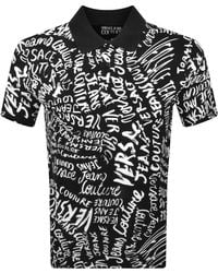Versace Jeans Couture - Couture All Over Polo T Shirt - Lyst