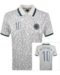 Pretty Green - Outro Football Polo T Shirt - Lyst