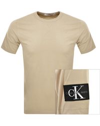 Calvin Klein - Jeans Badge Logo T Shirt - Lyst