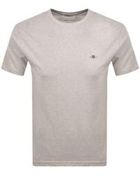 GANT - Regular Fit Shield T Shirt - Lyst