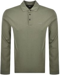 BOSS BUSINESS - Boss Pado 30 Long Sleeved Polo T Shirt - Lyst