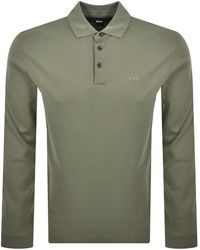 BOSS BUSINESS - Boss Pado 30 Long Sleeved Polo T Shirt - Lyst