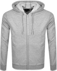 grey armani exchange hoodie