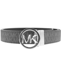 Michael Kors Reversible Logo Belt - Black
