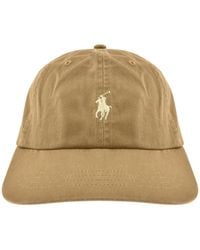 Ralph Lauren - Classic Baseball Cap Tan - Lyst