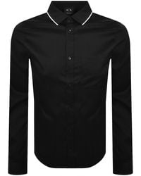 ARMANI EXCHANGE - Long Sleeve Shirt - Lyst