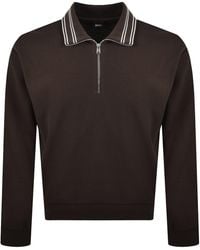 BOSS BUSINESS - Boss Seidler Quarter Zip Sweatshirt - Lyst